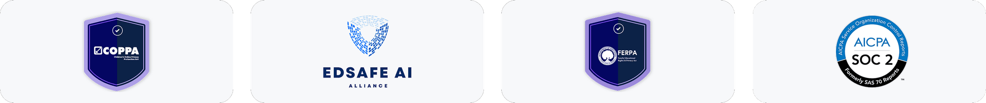 Security and compliance certifications